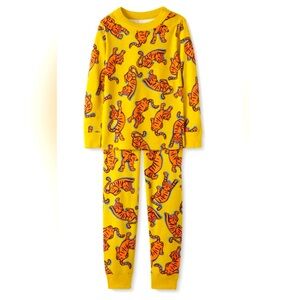 Kids (sz10) Hanna Andersson Long John Pajama Set in Organic Cotton - Bengal